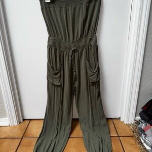 Better Be Khaki Jumpsuit